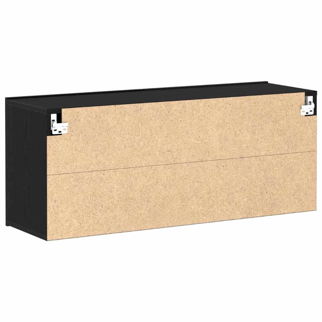 Set TV komoda Crni hrast 100 x 30 x 41 cm Konstruirano drvo