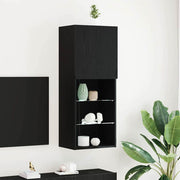 Set TV komoda Crni hrast 40,5 x 30 x 102 cm Konstruirano drvo