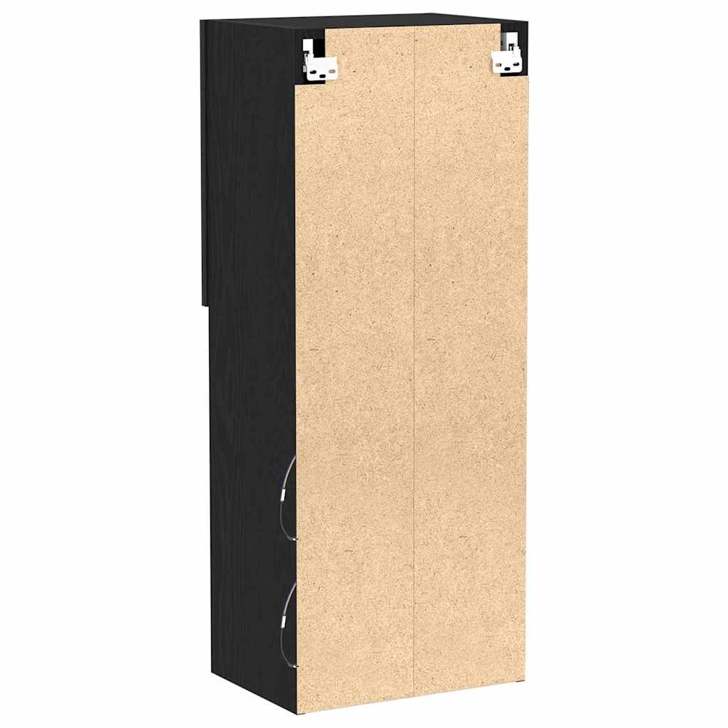 Set TV komoda Crni hrast 40,5 x 30 x 102 cm Konstruirano drvo