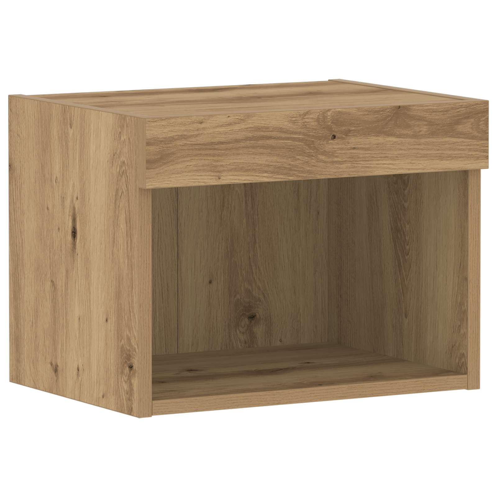 Set TV komoda s LED svjetlima Umjetnički hrast 40 x 30 x 30 cm