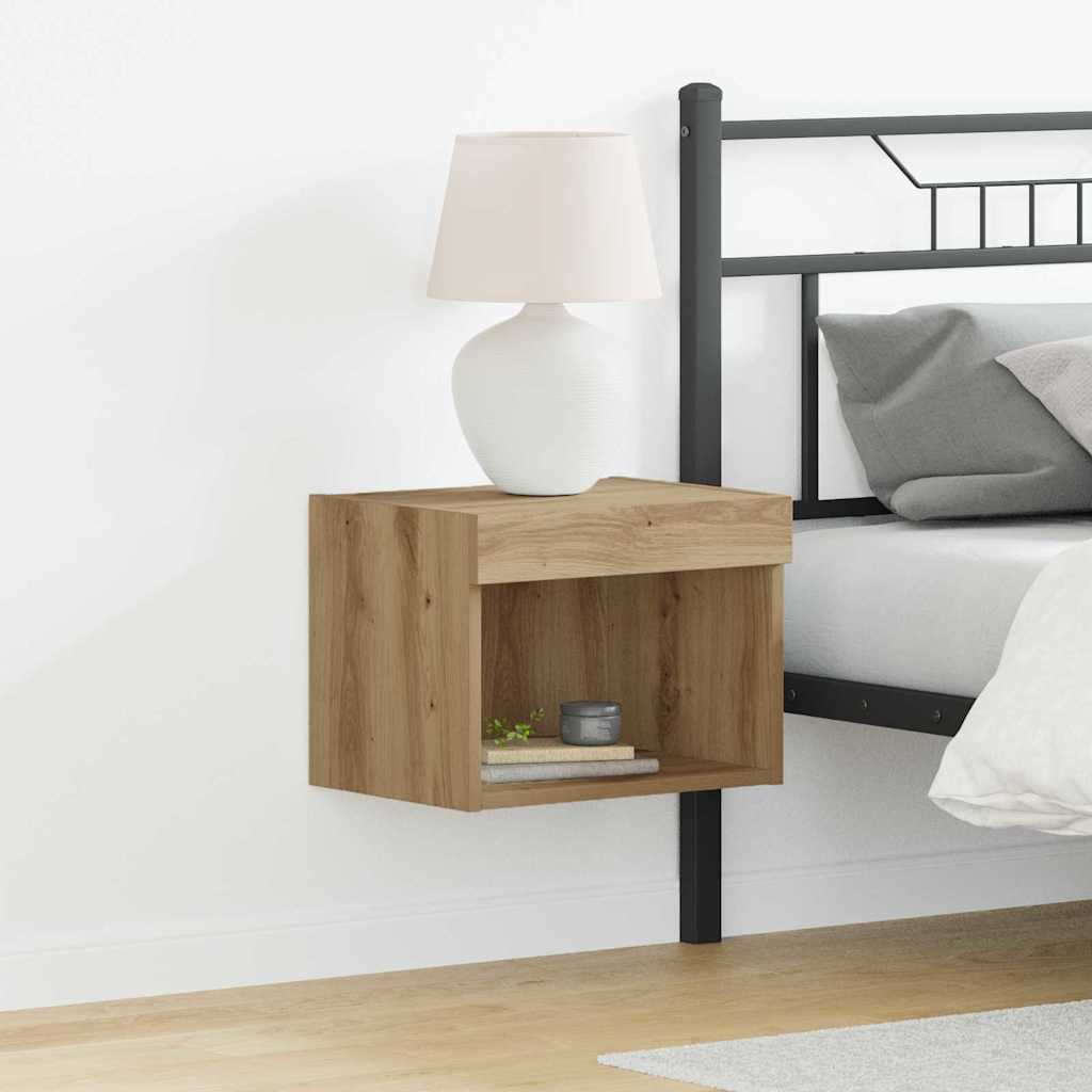 Set TV komoda Zidne 2 pcs Umjetnički hrast 40 x 30 x 30 cm