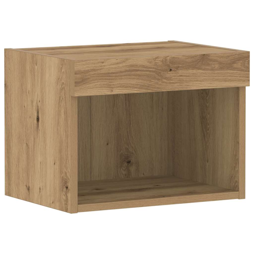 Set TV komoda Zidne 2 pcs Umjetnički hrast 40 x 30 x 30 cm