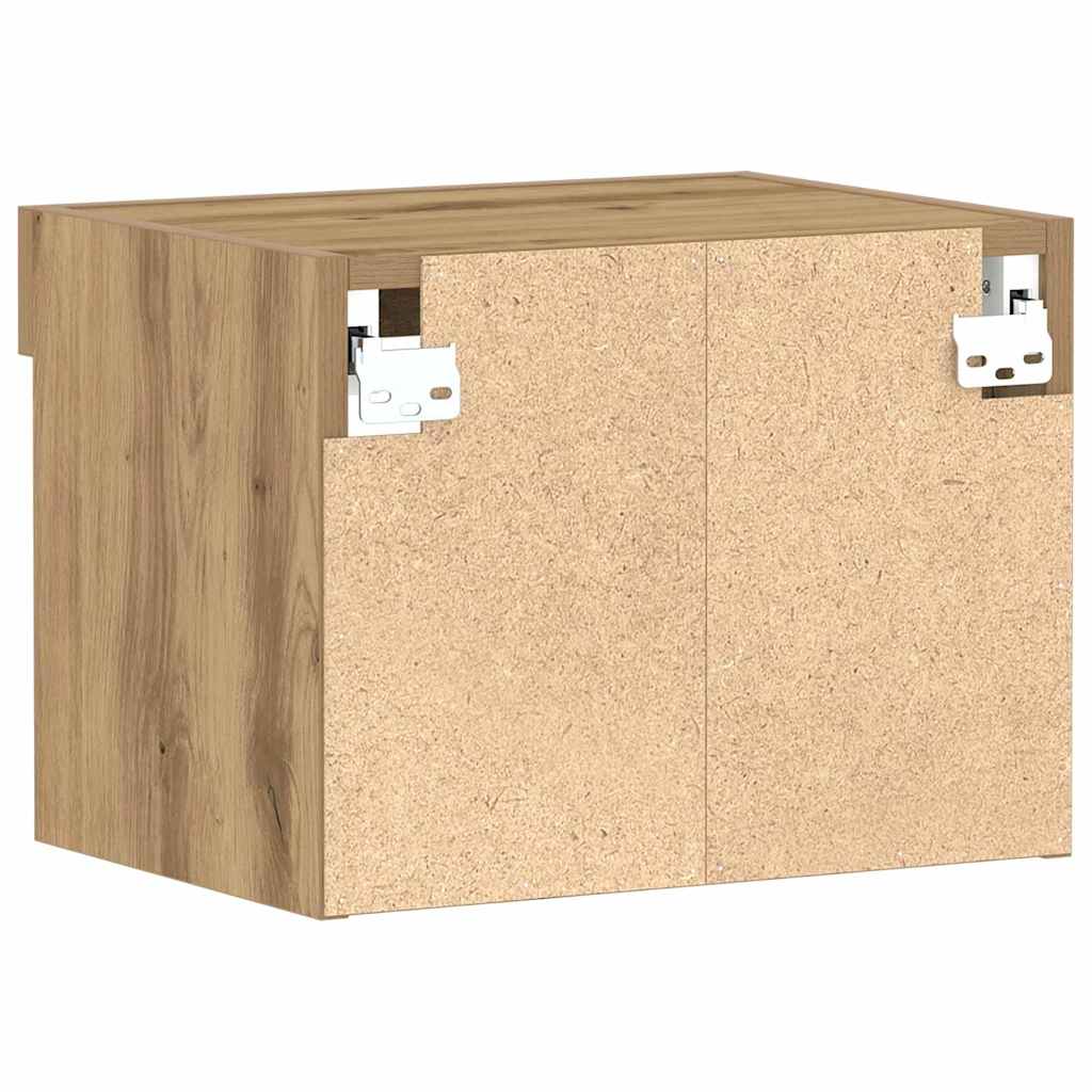 Set TV komoda Zidne 2 pcs Umjetnički hrast 40 x 30 x 30 cm