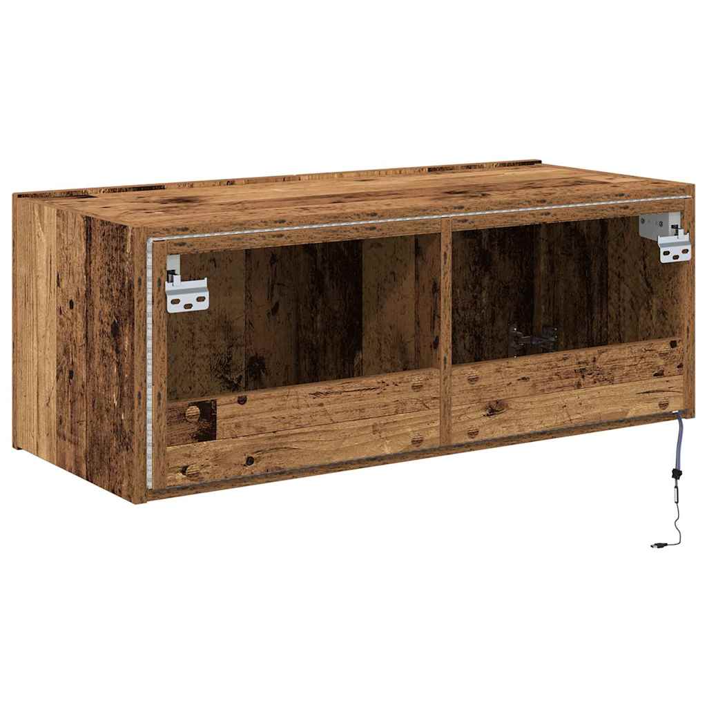 TV zidni ormar Staro drvo 80 x 35 x 31 cm Konstruirano drvo