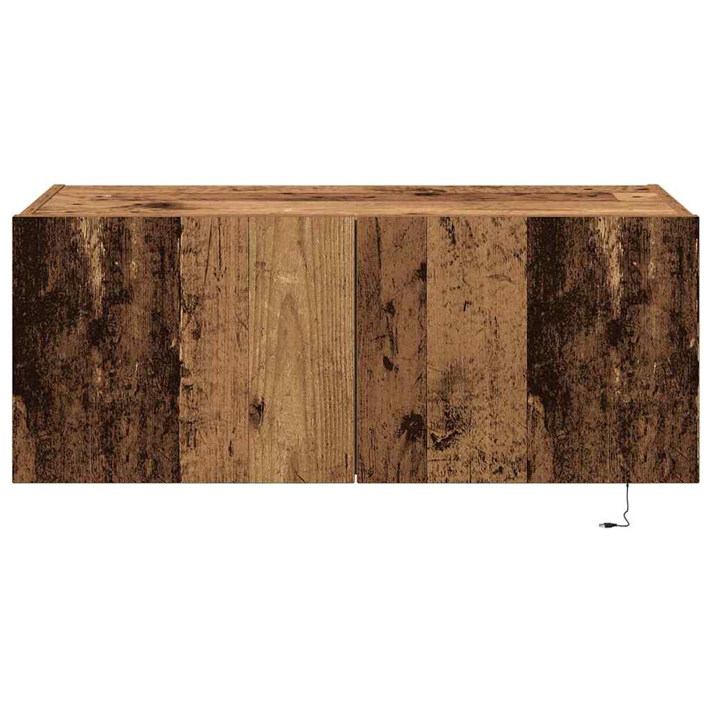TV zidni ormar Staro drvo 80 x 35 x 31 cm Konstruirano drvo