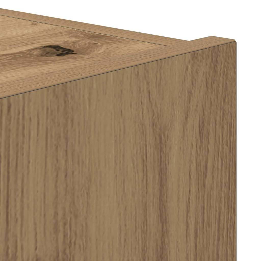 TV zidni ormar Zidne 2 pcs Umjetnički hrast 80 x 35 x 31 cm