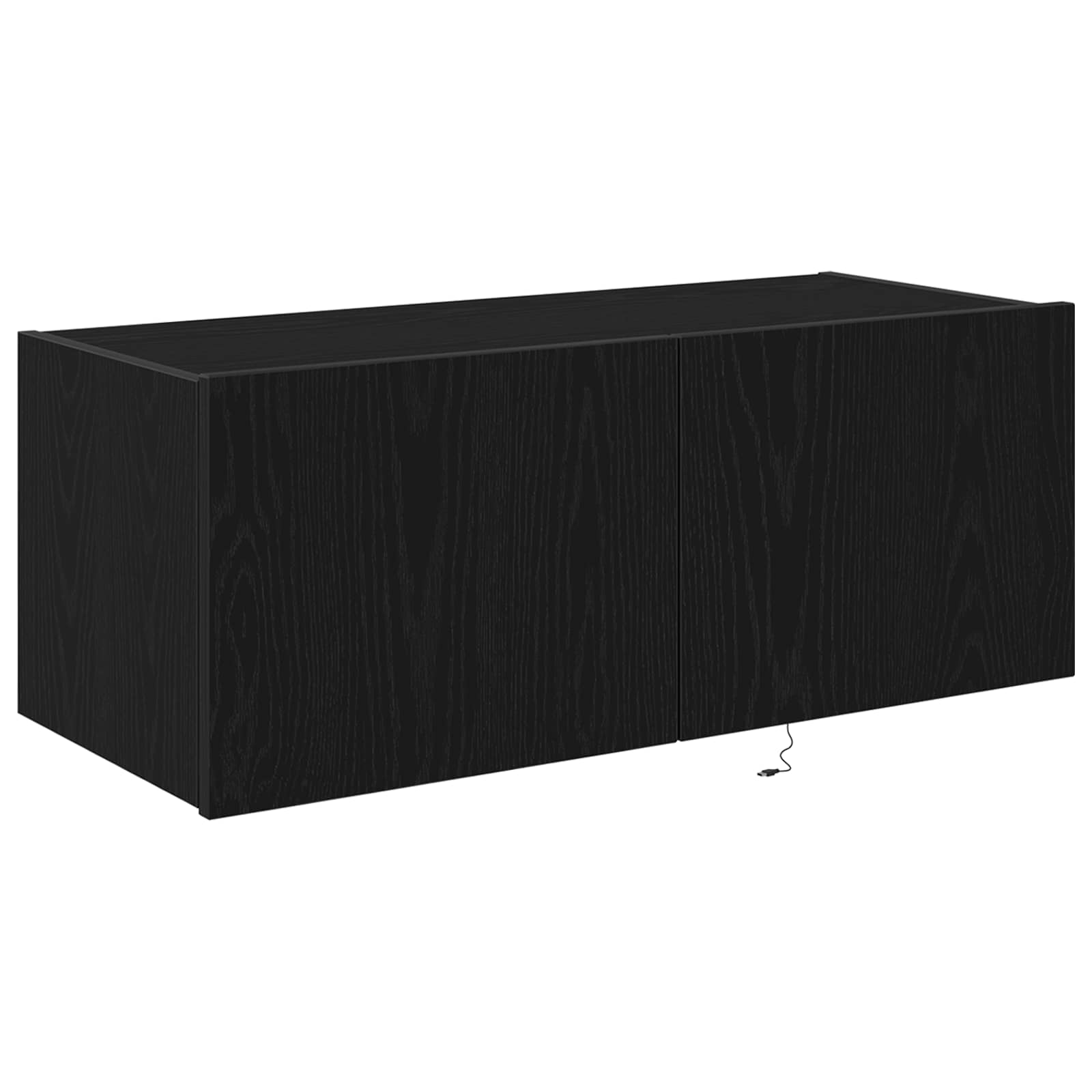 TV zidni ormar Crni hrast 80 x 35 x 31 cm Konstruirano drvo
