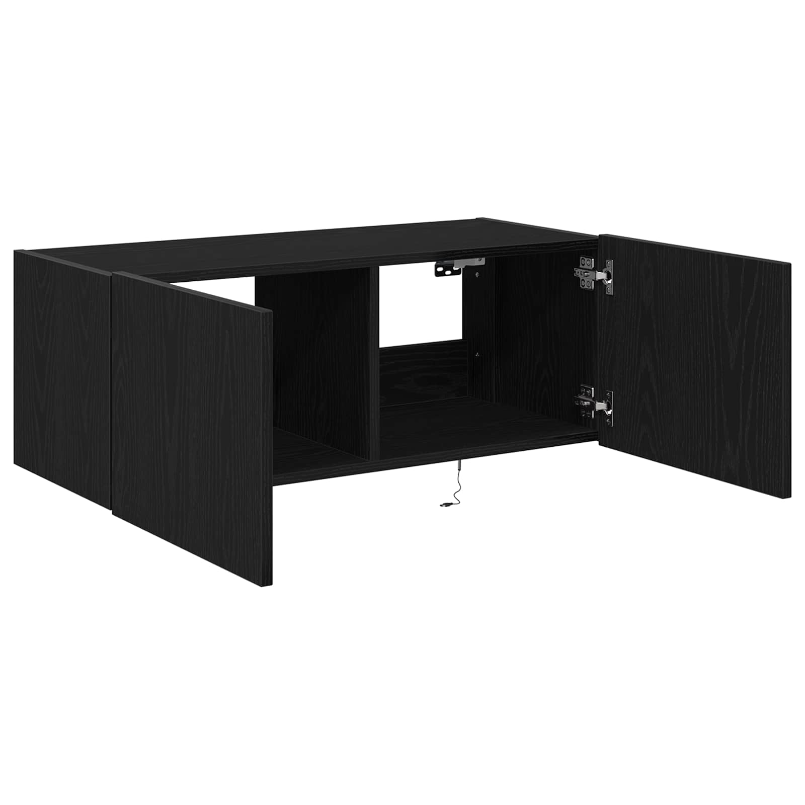 TV zidni ormar Crni hrast 80 x 35 x 31 cm Konstruirano drvo