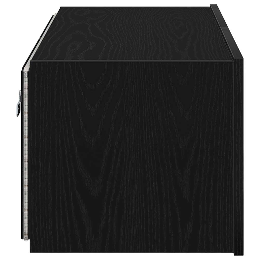 TV zidni ormar Crni hrast 80 x 35 x 31 cm Konstruirano drvo