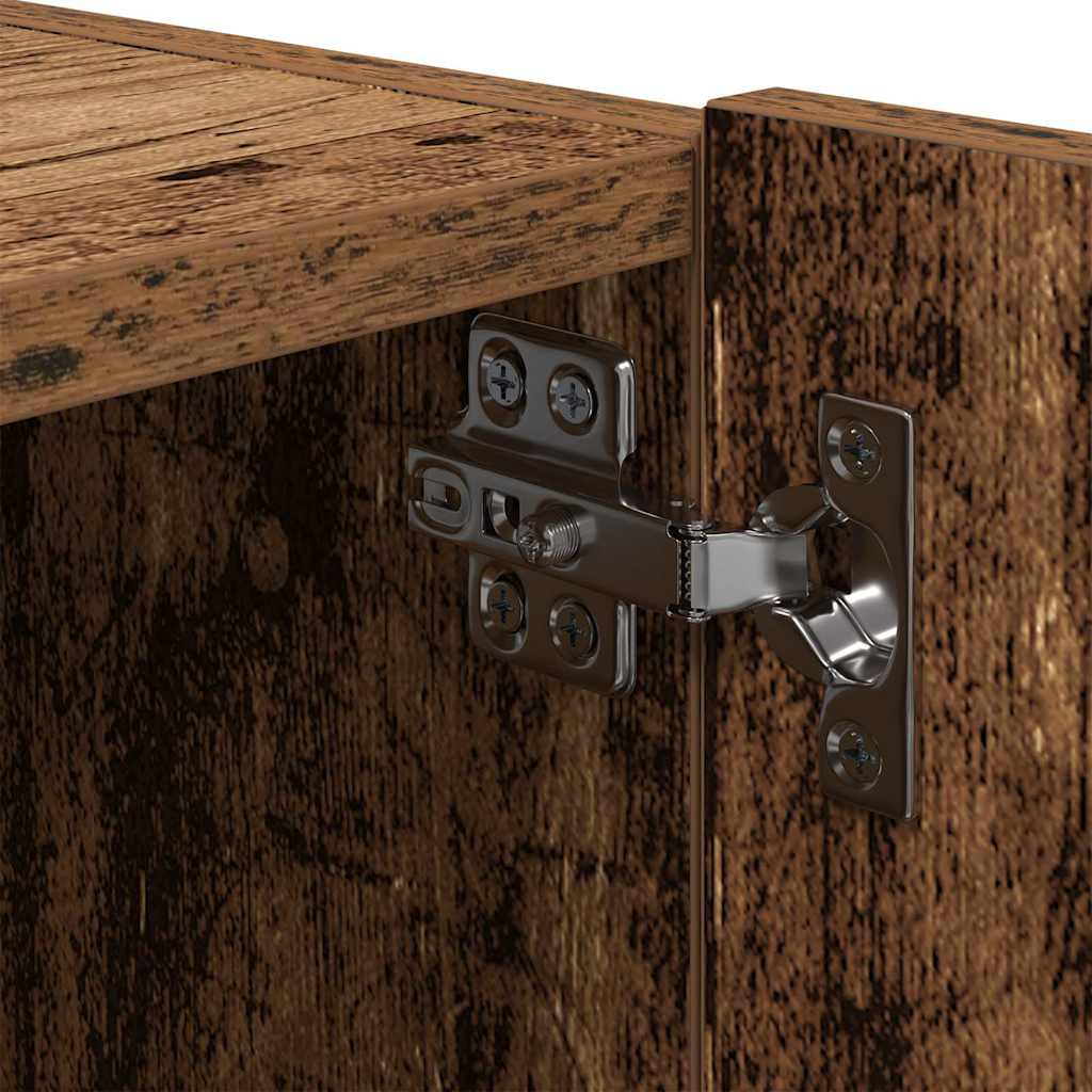 TV zidni ormar Zidne 2 pcs Staro drvo 100 x 35 x 31 cm
