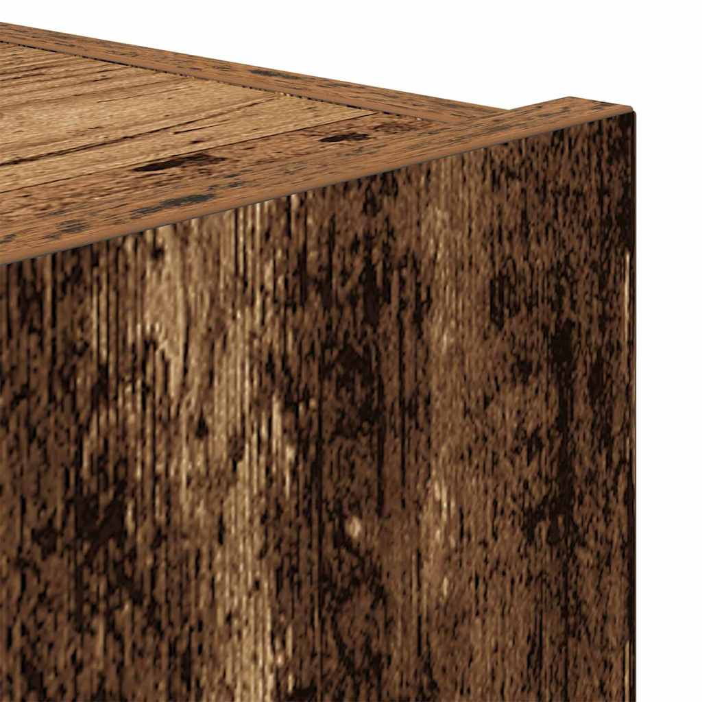 TV zidni ormar Zidne 2 pcs Staro drvo 100 x 35 x 31 cm