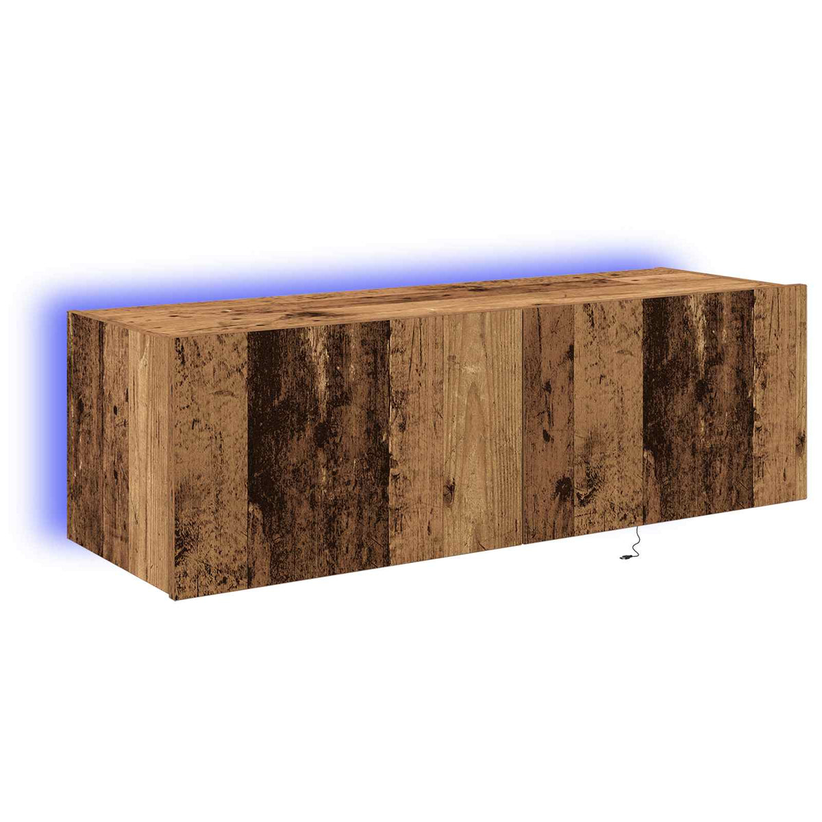 TV zidni ormar Zidne 2 pcs Staro drvo 100 x 35 x 31 cm
