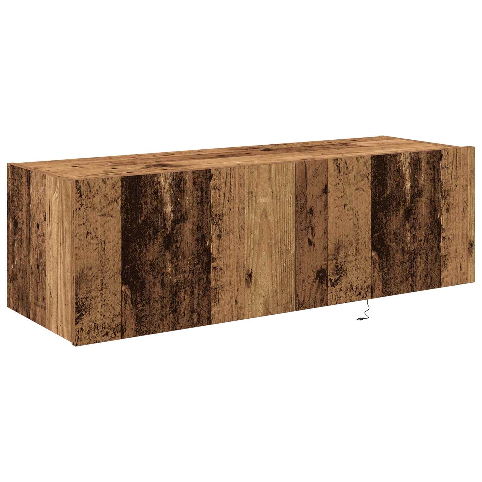 TV zidni ormar Zidne 2 pcs Staro drvo 100 x 35 x 31 cm