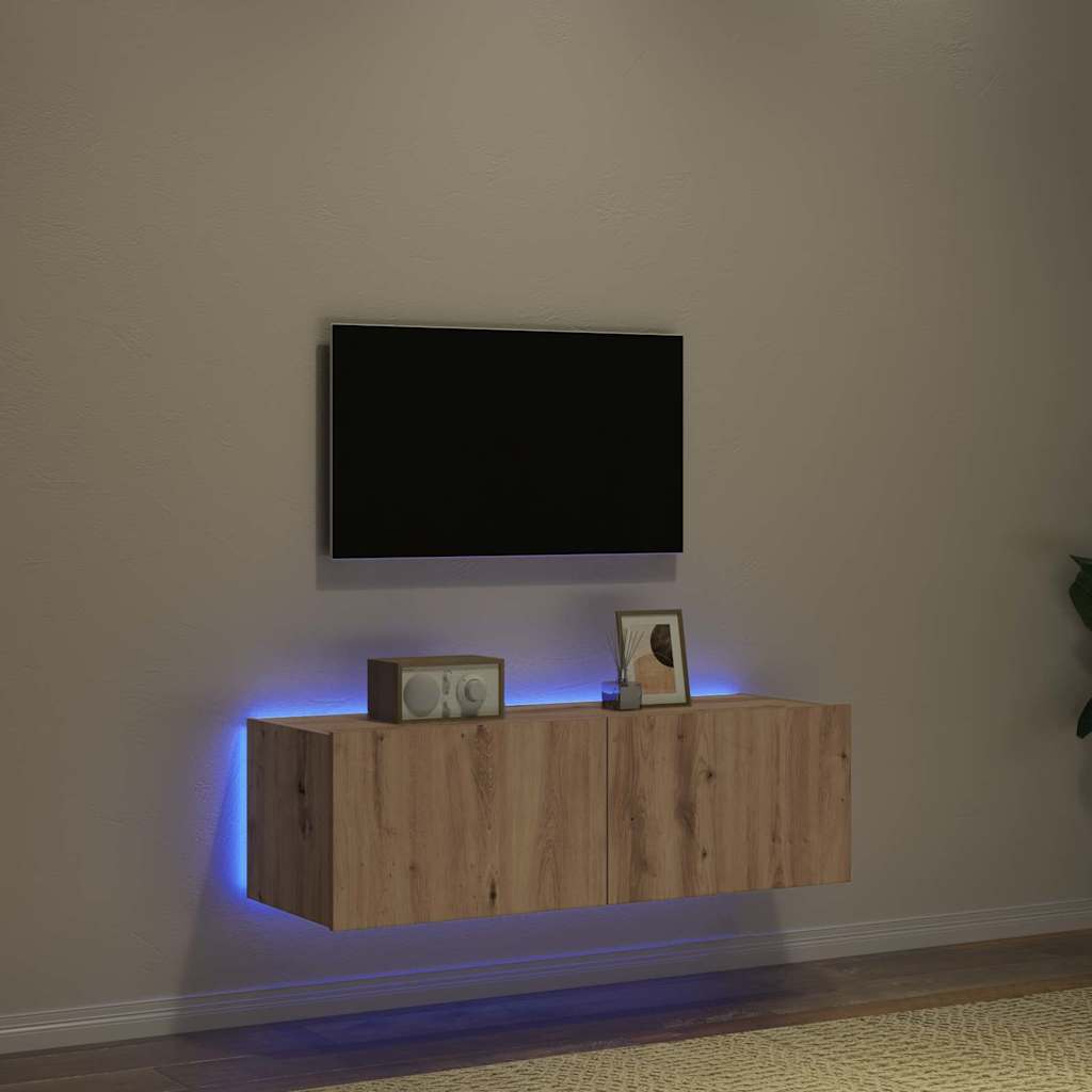 TV zidni ormar Zidne Umjetnički hrast 100 x 35 x 31 cm