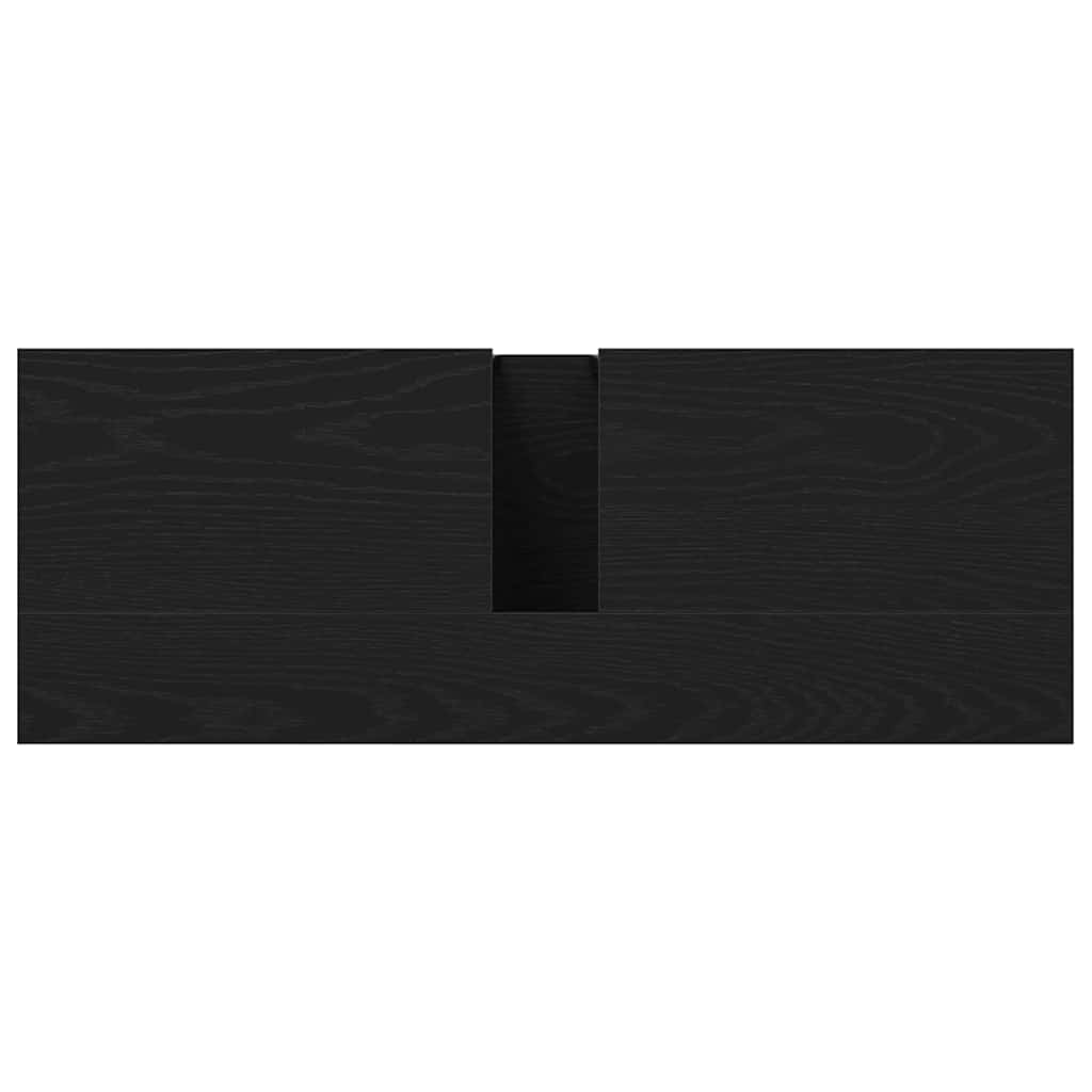 Kupaonski ormarić za sudoper Crni hrast 80 x 30 x 60 cm