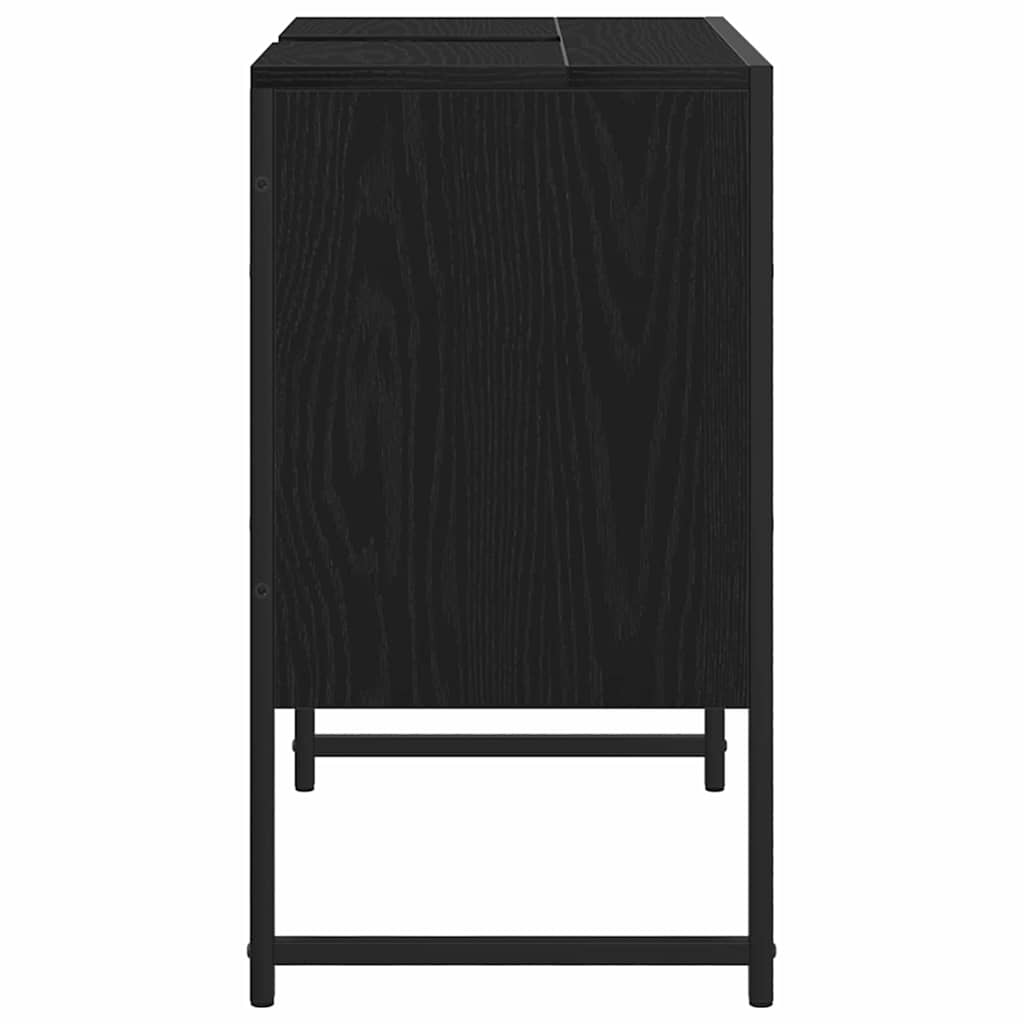 Kupaonski ormarić za sudoper Crni hrast 60 x 30 x 60 cm