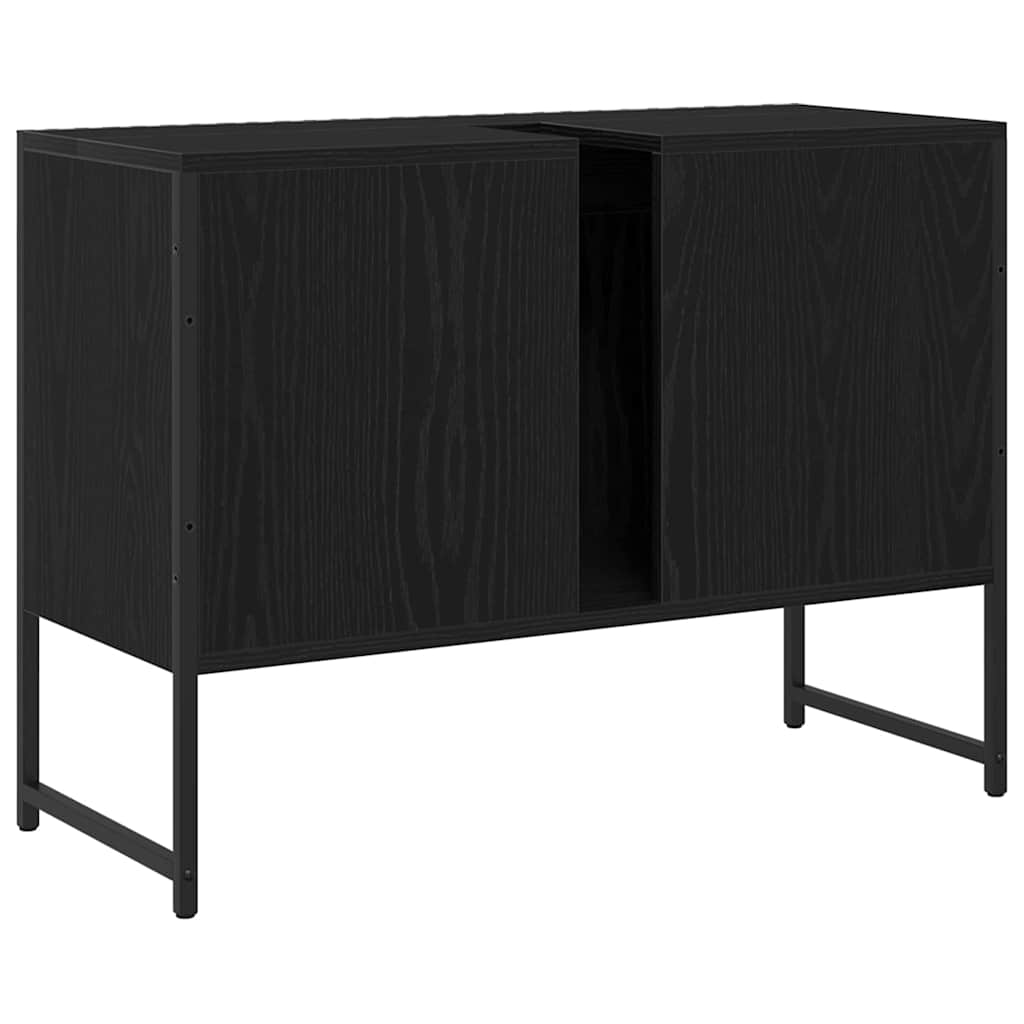 Kupaonski ormarić za sudoper Crni hrast 80 x 30 x 60 cm