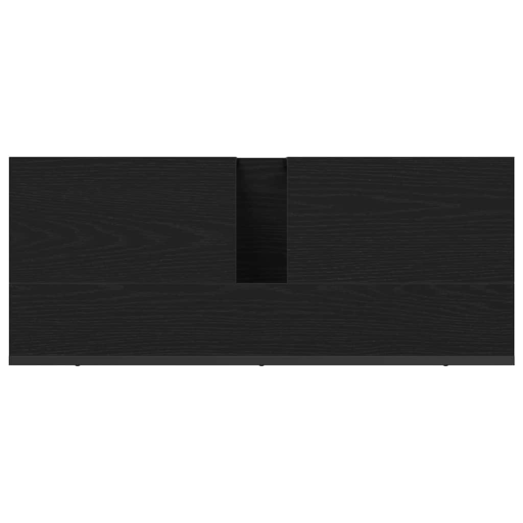 Kupaonski ormarić za sudoper Crni hrast 80 x 30 x 60 cm