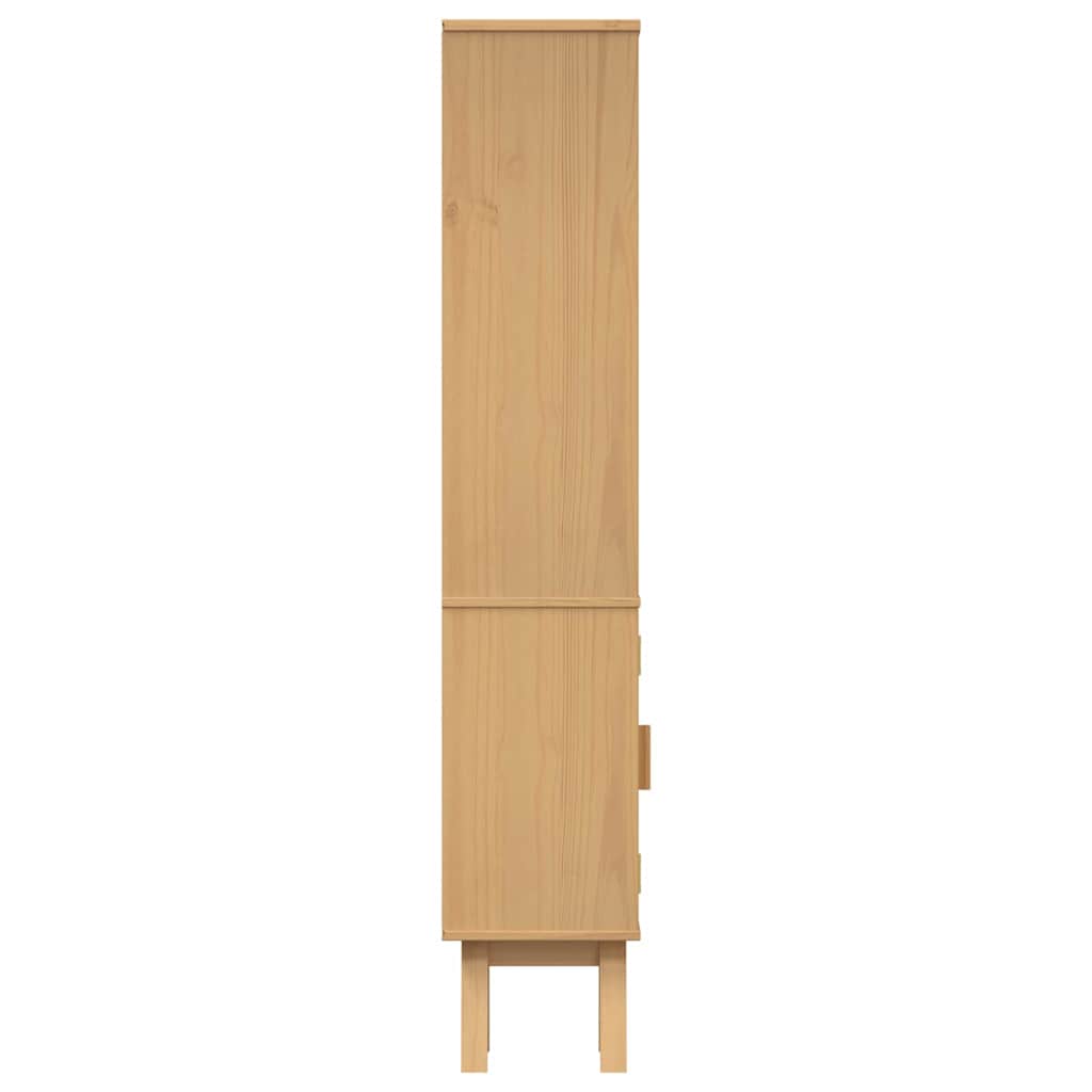 Kupaonski ormar Olden Smeđa 35 x 30 x 159 cm Čvrsto borovo drvo