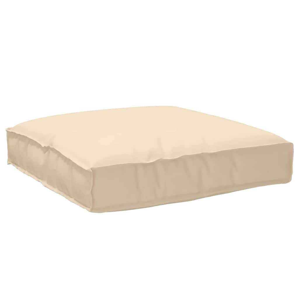 Jastuk Bež 80 x 80 x 12 cm Oxford tkanina