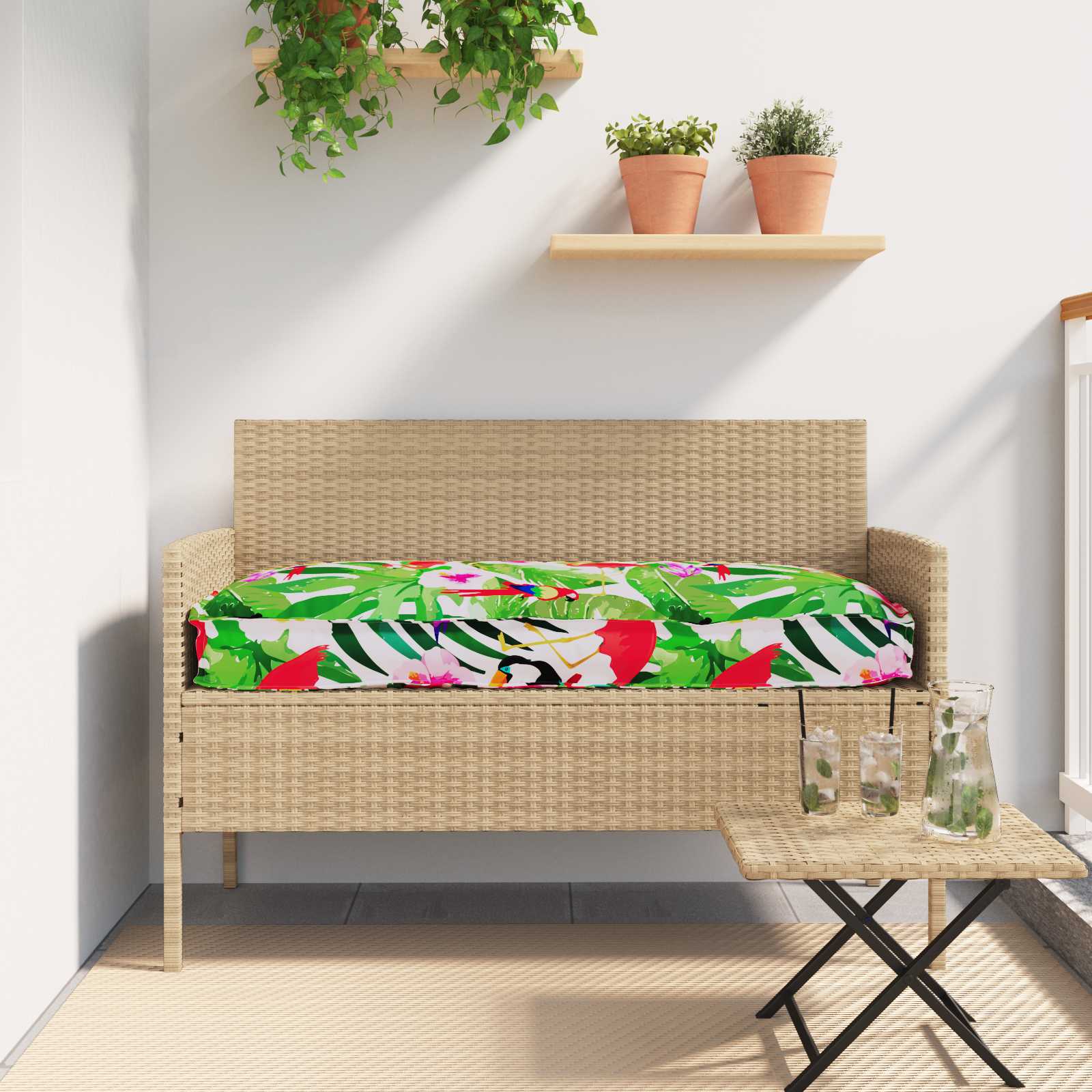 Jastuk Cvjetni Šareni 120 x 60 x 12 cm Oxford tkanina