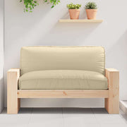 Jastuk Bež 120 x 80 x 12 cm Oxford tkanina