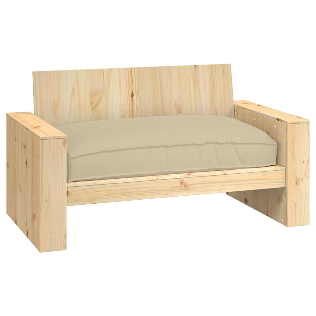 Jastuk Bež 120 x 80 x 12 cm Oxford tkanina