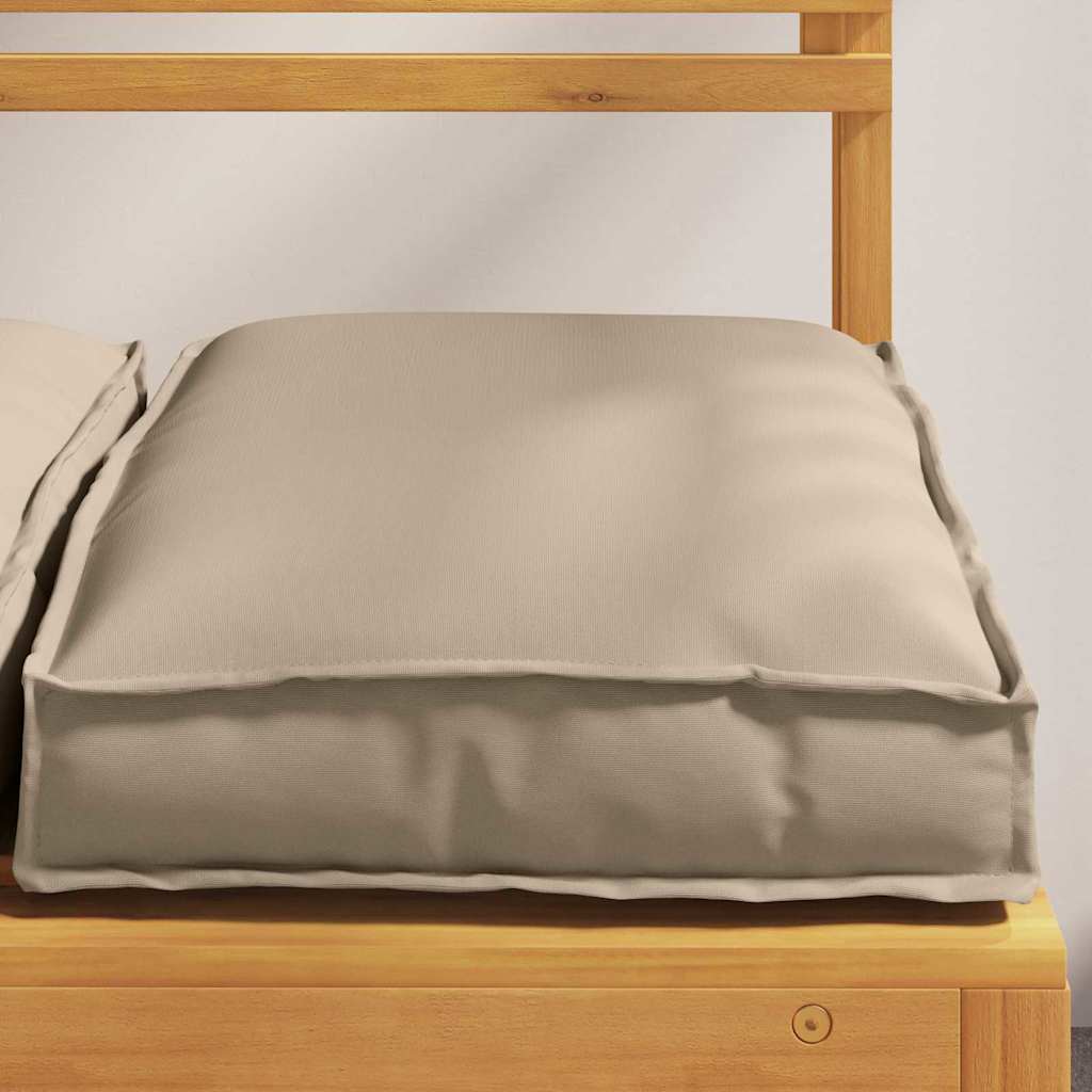 Jastuk 2 pcs Sivo-smeđa 40 x 40 x 8 cm Oxford tkanina