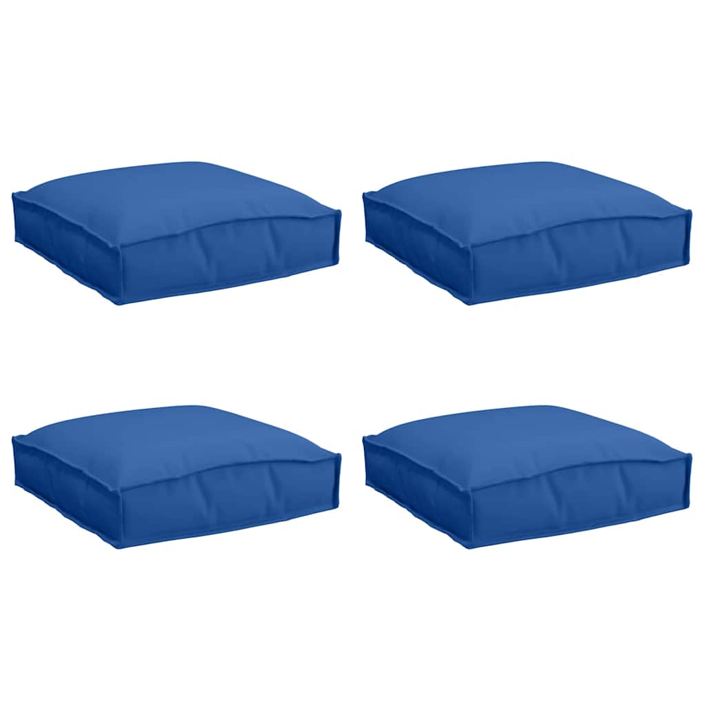 Jastuk 4 pcs Kraljevsko plava 40 x 40 x 8 cm Oxford tkanina
