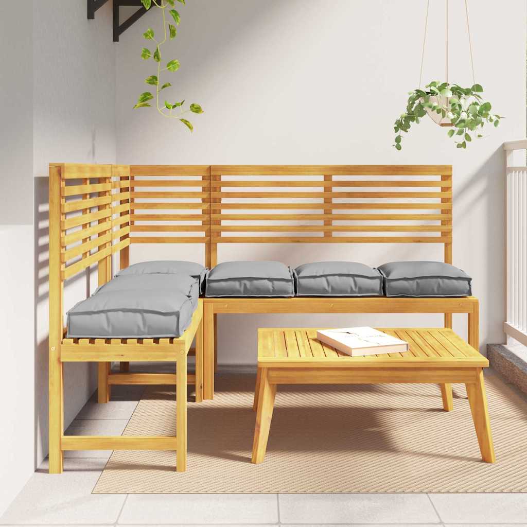 Jastuk 6 pcs Siva 40 x 40 x 8 cm Oxford tkanina