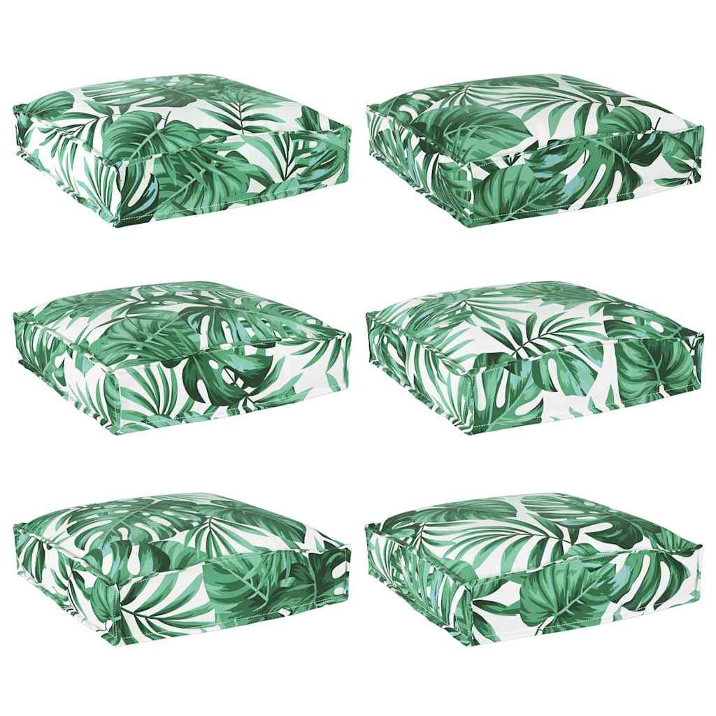 Jastuk List 6 pcs Uzorak lista 40 x 40 x 8 cm Oxford tkanina