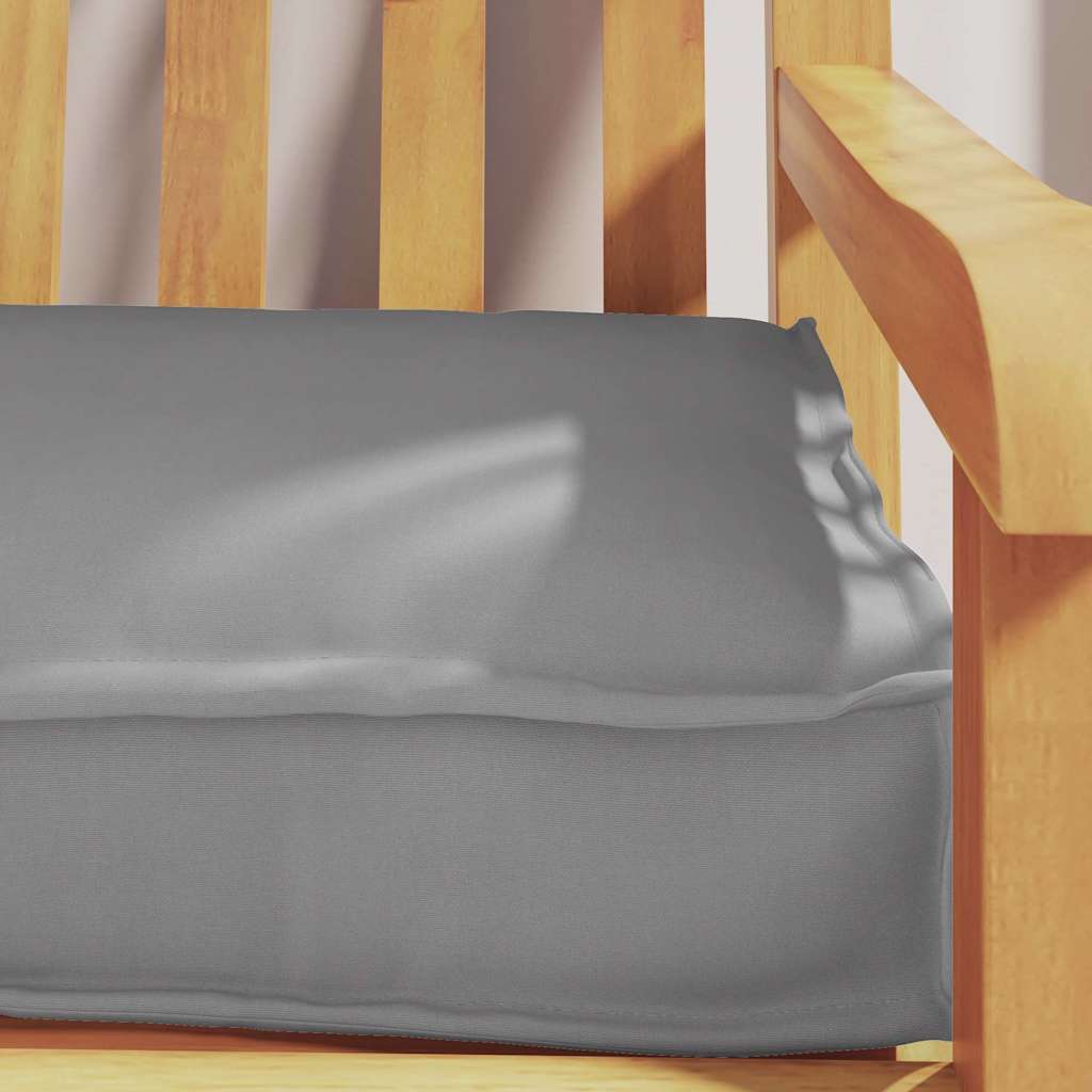 Jastučić za palete Siva 180 x 40 x 8 cm Oxford tkanina