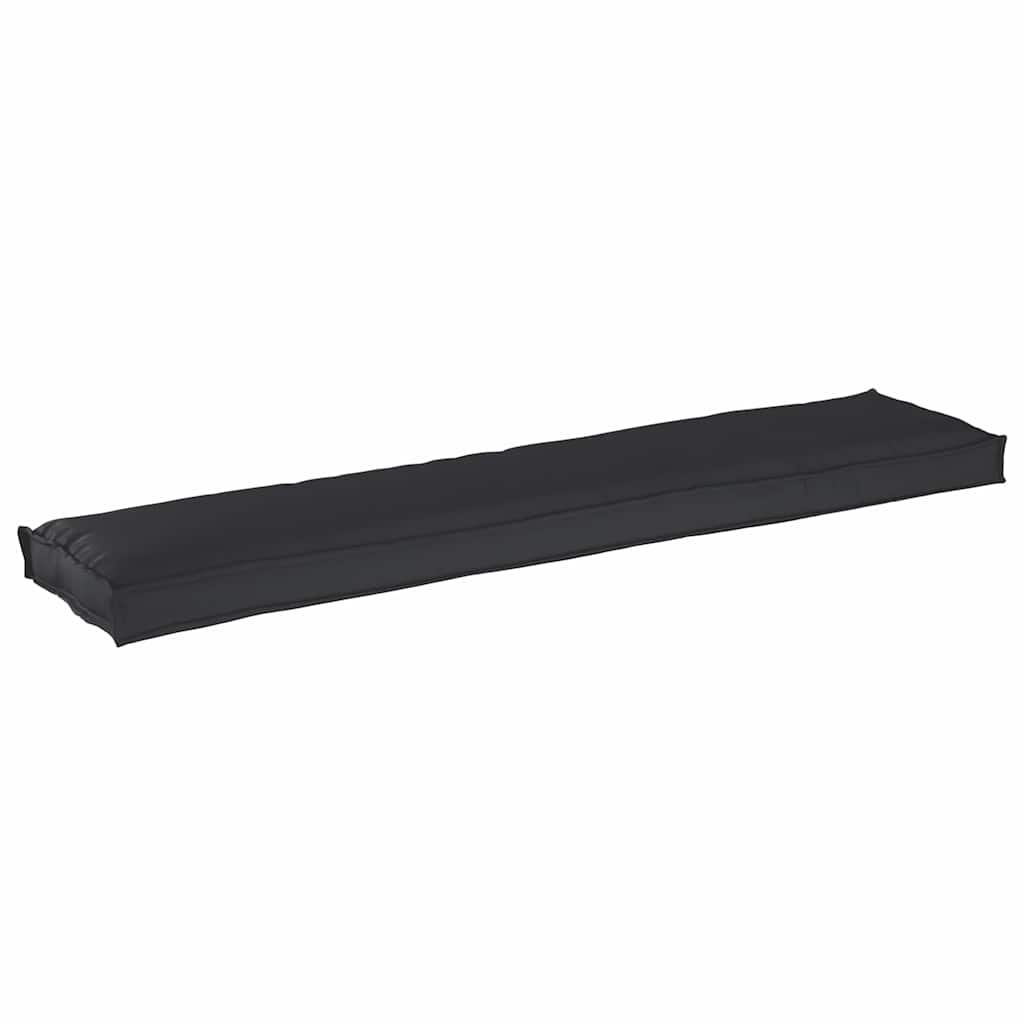 Jastučić za palete Crna 180 x 40 x 8 cm Oxford tkanina