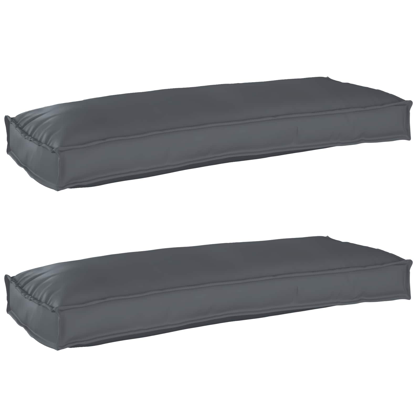 Set jastučića za palete 2 pcs Antracit 100 x 40 x 8 cm