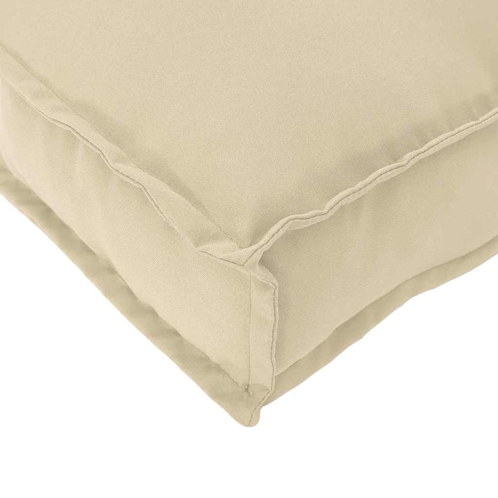 Set jastučića za palete 2 pcs Bež 180 x 40 x 8 cm