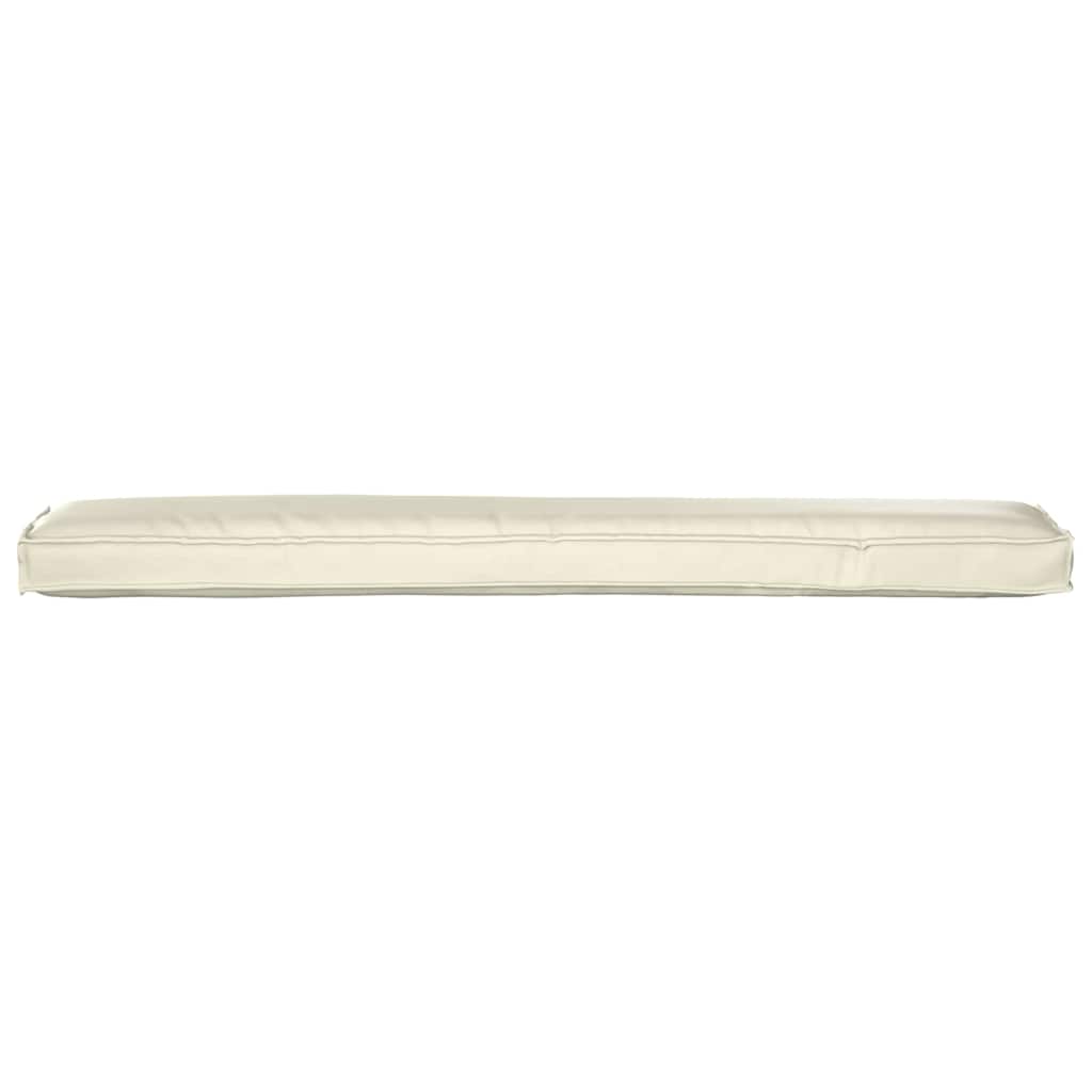 Set jastučića za palete 2 pcs Krema 200 x 40 x 8 cm