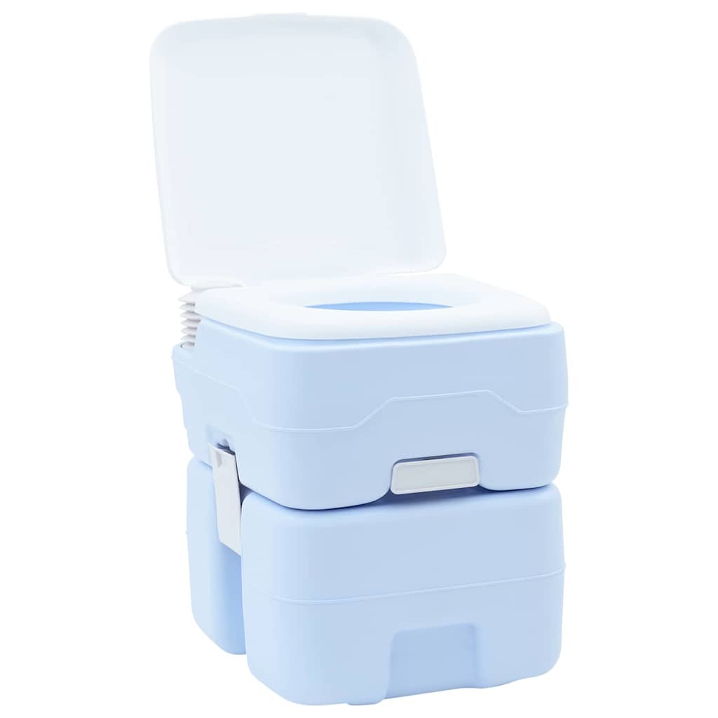 Kamperski WC Svijetloplava i bijela 41,5 x 36,5 x 42 cm