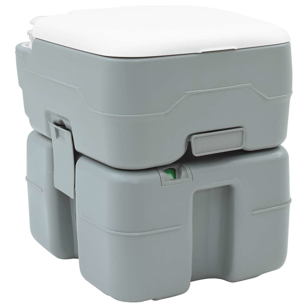 Kamperski WC set 2 pcs Siva 50,5 x 33 x 103 cm