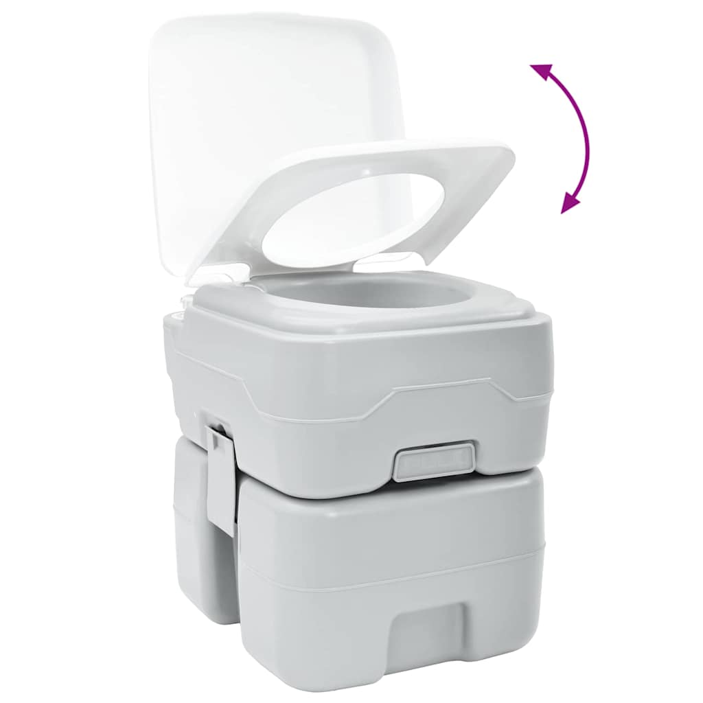 Kamperski WC Siva 41,5 x 36,5 x 42 cm Polietilen Visoke Gustoće