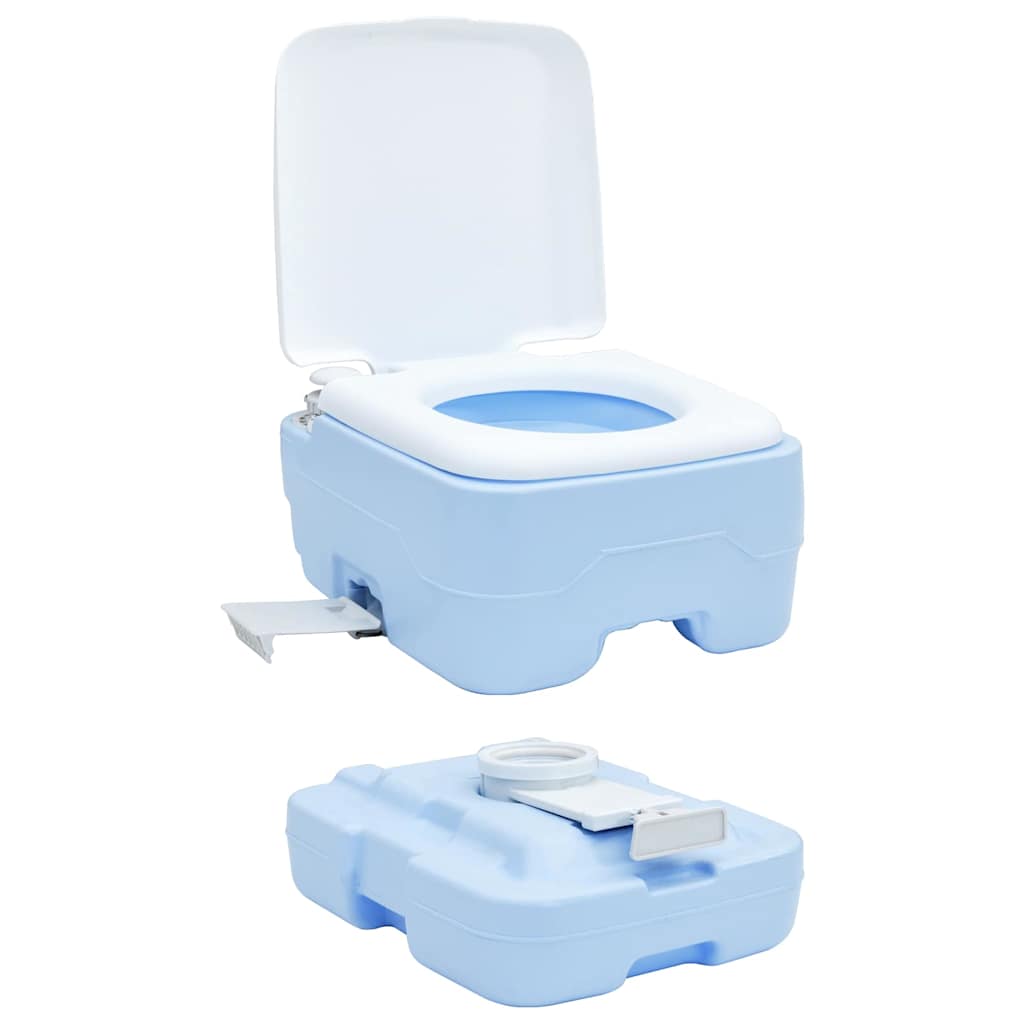 Kamperski WC Svijetloplava i bijela 41,5 x 36,5 x 30 cm