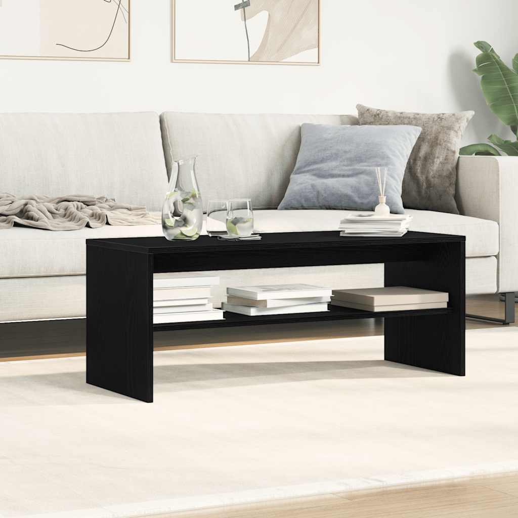 TV ormarić crni hrast 100x40x40 cm konstruirano drvo