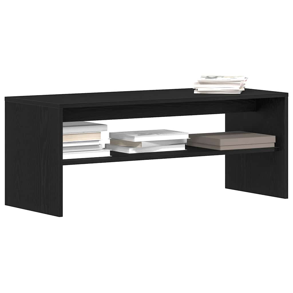 TV ormarić crni hrast 100x40x40 cm konstruirano drvo