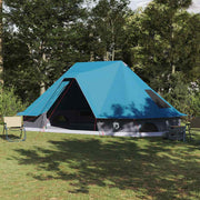 Tipi šator s krovom s pohranom Plava 680 x 430 x 270 cm taft
