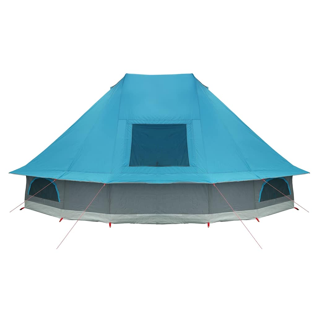Tipi šator s krovom s pohranom Plava 680 x 430 x 270 cm taft