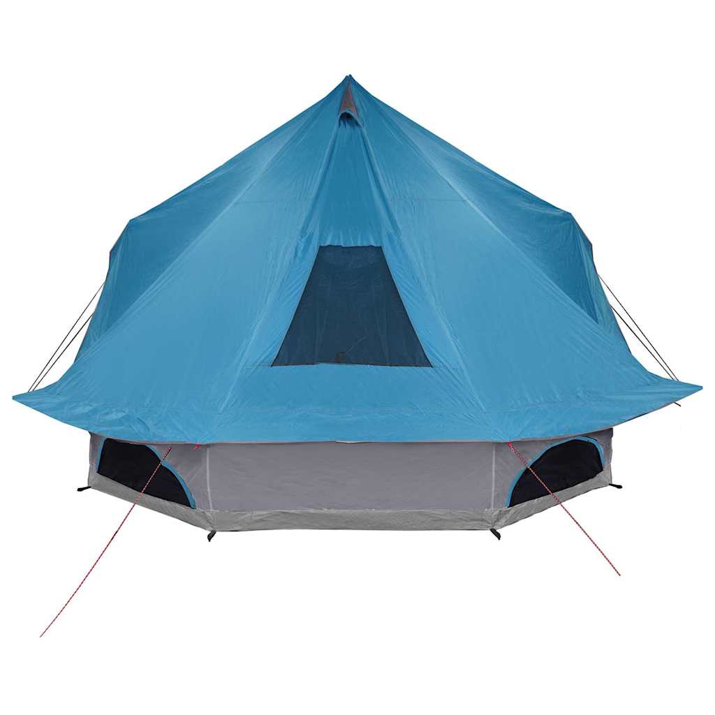 Tipi šator s krovom s pohranom Plava 680 x 430 x 270 cm taft
