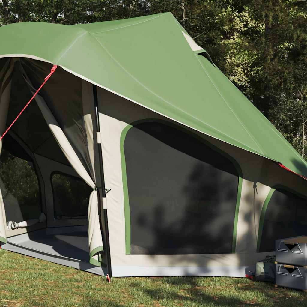 Tipi šator s krovom s pohranom Zelena 508 x 470 x 300 cm taft