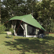 Tipi šator s krovom s pohranom Zelena 508 x 470 x 300 cm taft