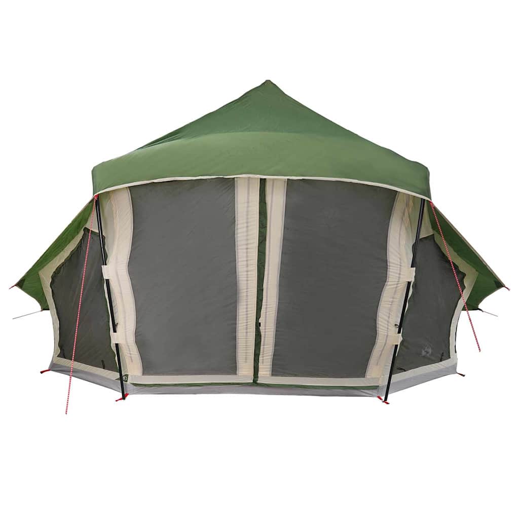 Tipi šator s krovom s pohranom Zelena 508 x 470 x 300 cm taft