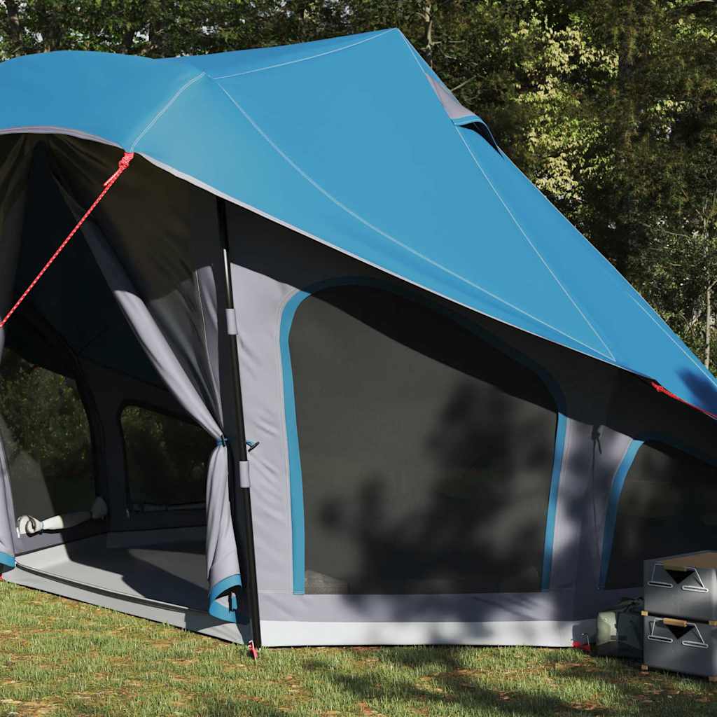 Tipi šator s krovom s pohranom Plava 508 x 470 x 300 cm taft