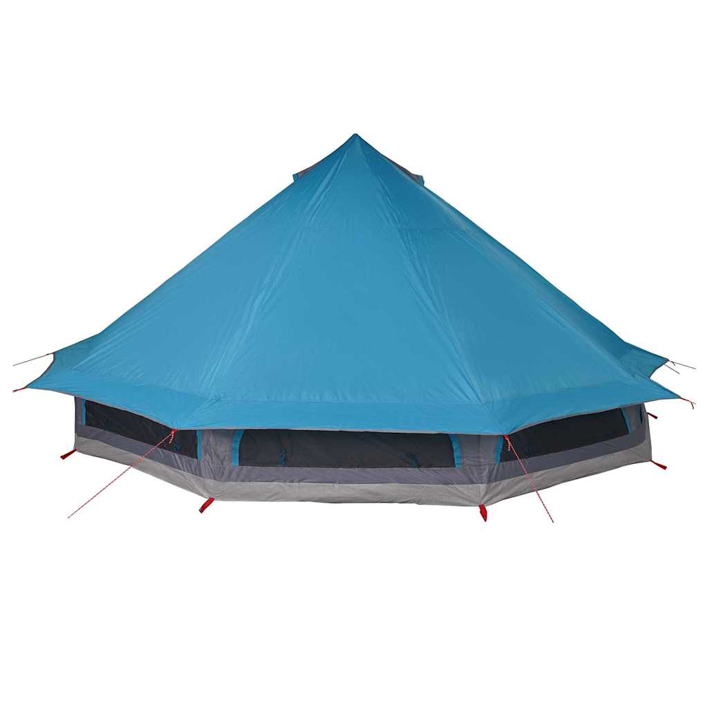 Tipi šator s krovom s pohranom Plava 508 x 470 x 300 cm taft